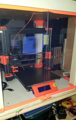 Changed Prusa i3 MK3 ENCLOSURE - Ikea Lack Table Corners V2