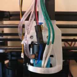 Compact BL Touch and Liquid Cooled E3Dv6 Mount