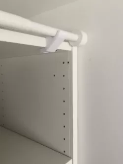 Curtain rod support without drilling