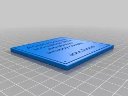 Deaf and Blind Plaque