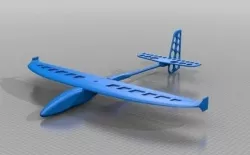 DLG complete data for wing, fuselage, tail and elevator