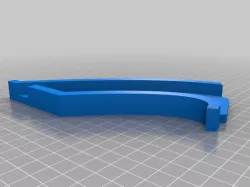 Easy print relaxed grip for the pipe revolver by 3dprintforhellofit