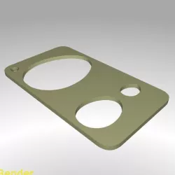 Egg Shape Drawing Stencil