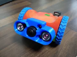 Fisheye camera with IR-CUT mount for ZeroBot Pro - Raspberry FPV Robot 