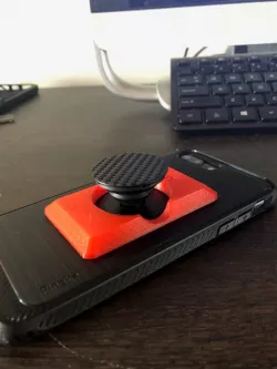 flush mount for pop socket 