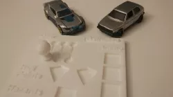 Gaslands vehicle dice dashboard with shifter