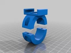 GoPro Tube clamp with standard mounts for MTB- Lamp