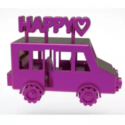 Happy Bus Miniature Toy