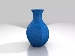 hexagonal vase