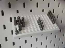 Ikea Skådis - holder for 91 bits