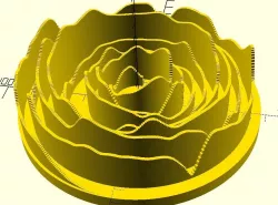 Jelbert Data driven Archimedean spiral in OpenScad and Python