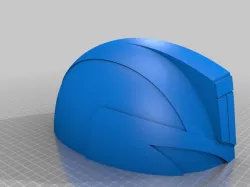 Judge Dredd Helmet - Cut in 4 Slices