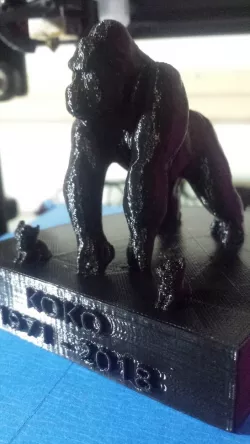 Koko memorial statue