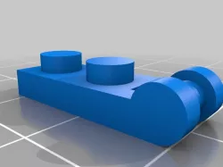 Lego Part# 60478 (1X2 Plate with Handle)