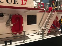 Lifebuoy (1/32 scale) & mounting cradle