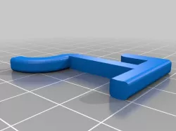 Low Poly Plane Pegboard Hook