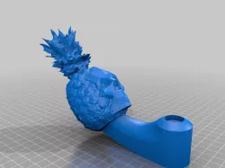 Low Polygon Skull Pineapple remix