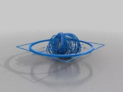 Mandelbrot Series with 3D Circle Wrap (Y^4-Y)