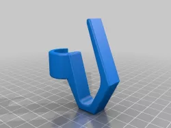 Mic stand headphone hook