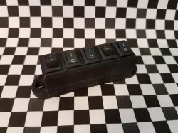 micro 12v Rocker Switch Block (5 pcs) / micro 12V Schalterblock (5 Stück)