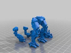 MWO Vulcan better Print 10mm Scale