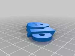 My Customized iamburny's  Text - Leo Fob
