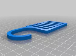 My Customized Tie Hanger - Parametric