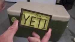 Not A Yeti Cooler Badge