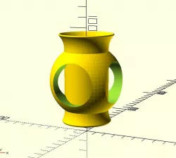 OpenSCAD Espresso Cup