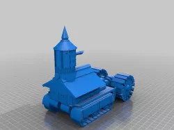 Ork / Orc Halftrack with large cannon / Assault gun