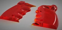 Patterned Grips for "Deckards Blaster by Andrew Forster"