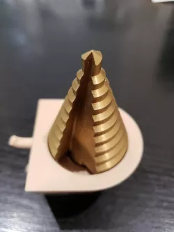 Pegboard holder for Neiko Titanium Step Drill