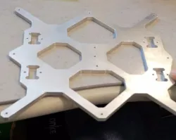 Prusa i3 Y-axis carriage for 4 bearings