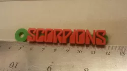 Scorpions Logo Keychain
