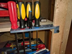 Screwdriver Holder for IKEA HEJNE Shelves