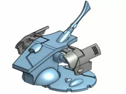 Space Elf Snake Tank Gun Turret