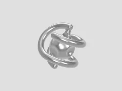 Sphericon - hexagon based sphere - wire based - easytoprint v2- rolling functional sculpture 