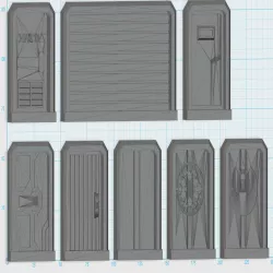 Star Wars Legion Bunker Door Greebles