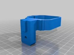 Stepper mount for 2020 rail flat print VERTICAL MOUNT