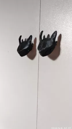 Toothless handle knob fixed