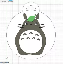 Totoro Keychain