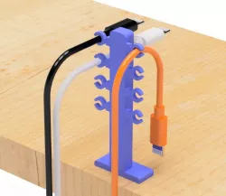 USB cable holder (hold type)