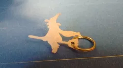Witch key chain FOB