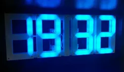 ws2812b LED wall and desktop clock (60LEDs/m 2LEDs/segment)