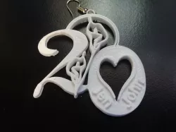 20th Anniversary Earring