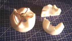 5.8Ghz Cloverleaf antenna jig - the end