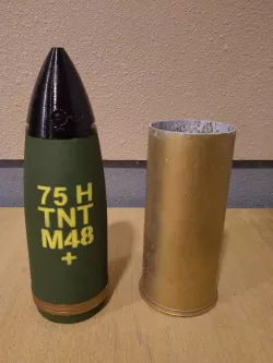 75MM Pack Howitzer Shell Piggy Bank Redux