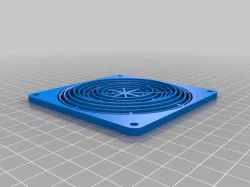 90MM FAN COVER, WAVE AFFECT GRILL