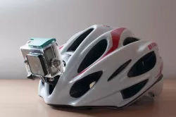 B'Twin helmet action camera mount