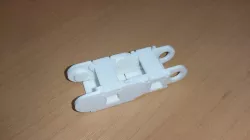 Cable chain for CNC and printer, printed flat
